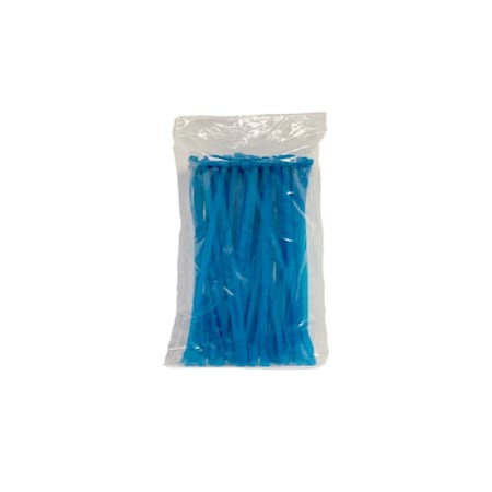 Panduit Cable Tie, 7 in L, 1.80 in Max Bundle Dia., Blue, ETFE, 50 lb Strength, 100 PK TF07